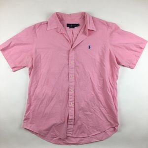 Ralph Lauren Button Down Short Sleeve Size Mens XL